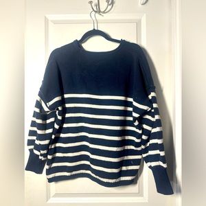 Madewell Navy striped sweater - Large